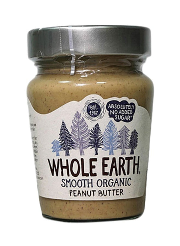 Whole Earth Foods Smooth Organic Peanut Butter 227g