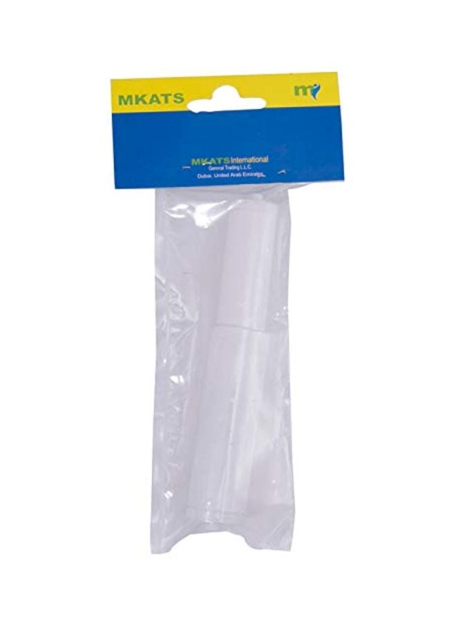Mkats PVC Toilet Roll Extension Rod White
