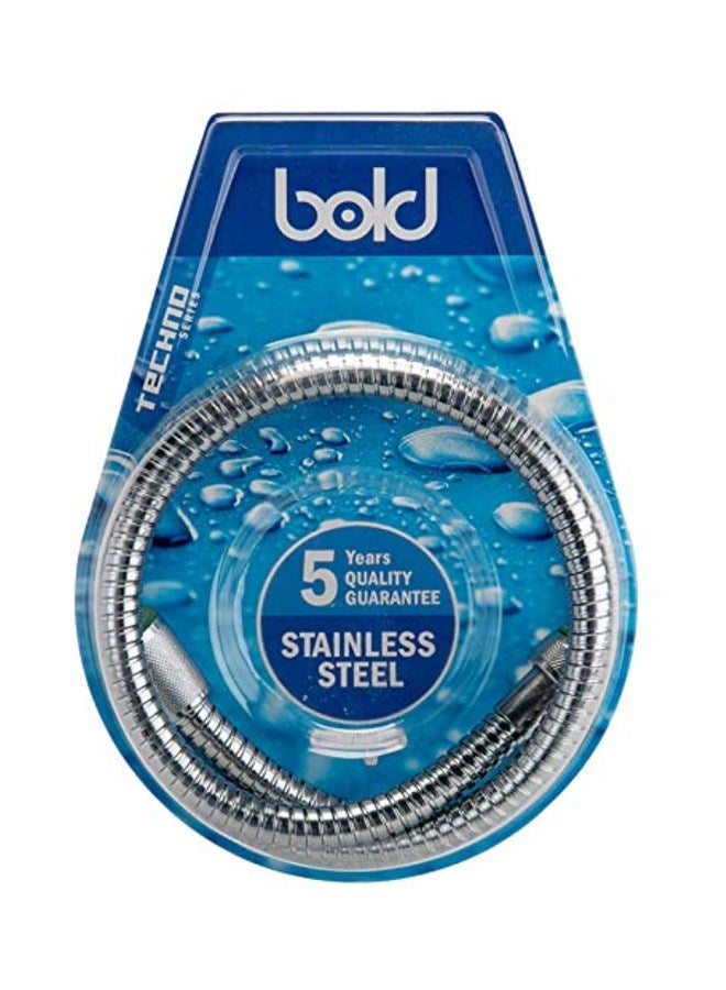 Movado Bold Flexible Shower Hose Pipe Silver