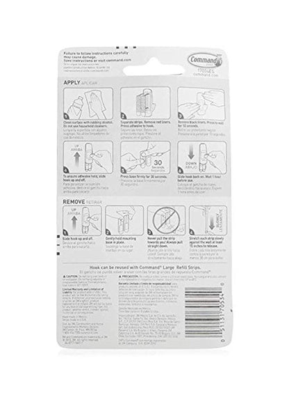 Command Jumbo Utility Hook White - Premium Quality