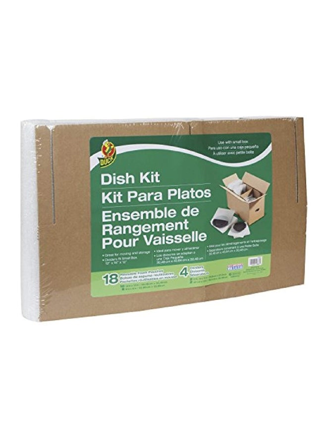 Duck 22-Piece Dish Moving Kit