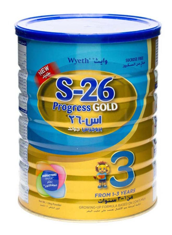 Wyeth S26 Progress Gold 3 Growing Up Formula
