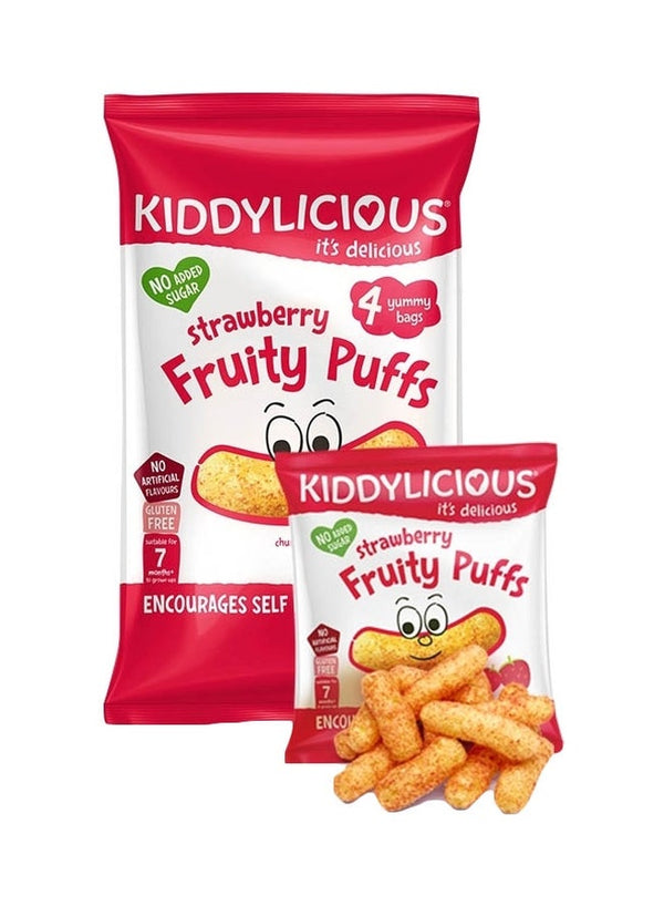 Kiddylicious Strawberry Fruity Puff 40grams