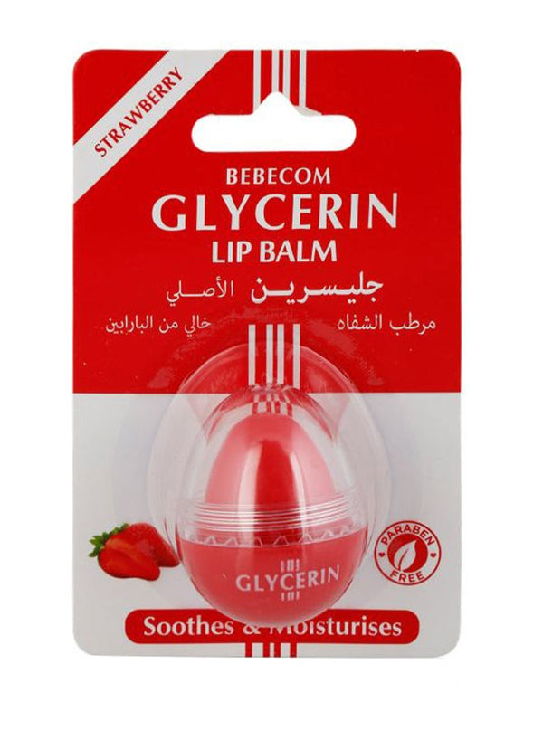 Bebecom Strawberry Glycerin Lip Balm 10g