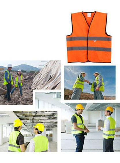 3M Reflective Safety Vest Fluorescent Orange/Grey
