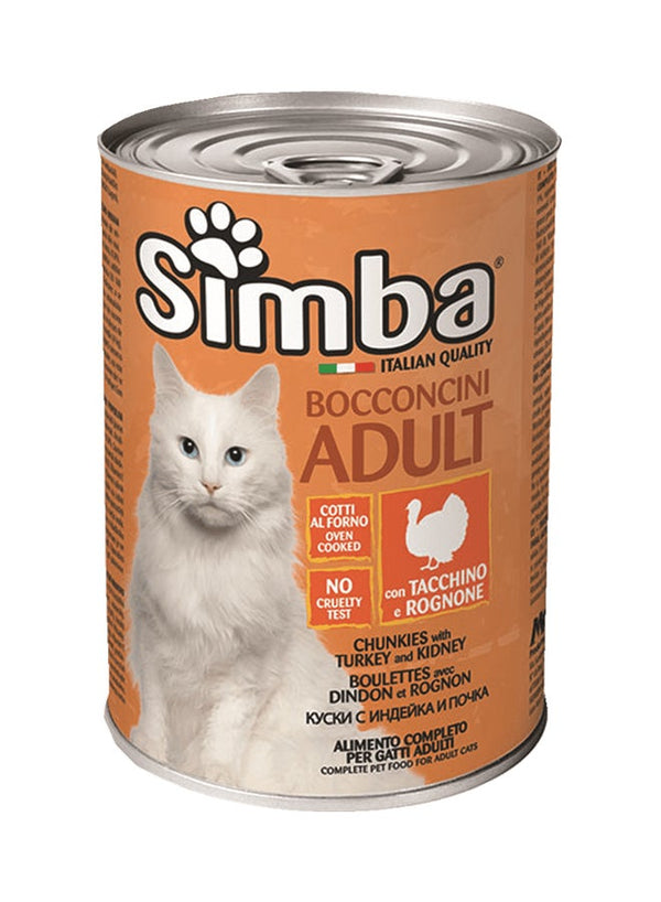 Simba Chunkes Turkey & Kidney Cat Food 415g