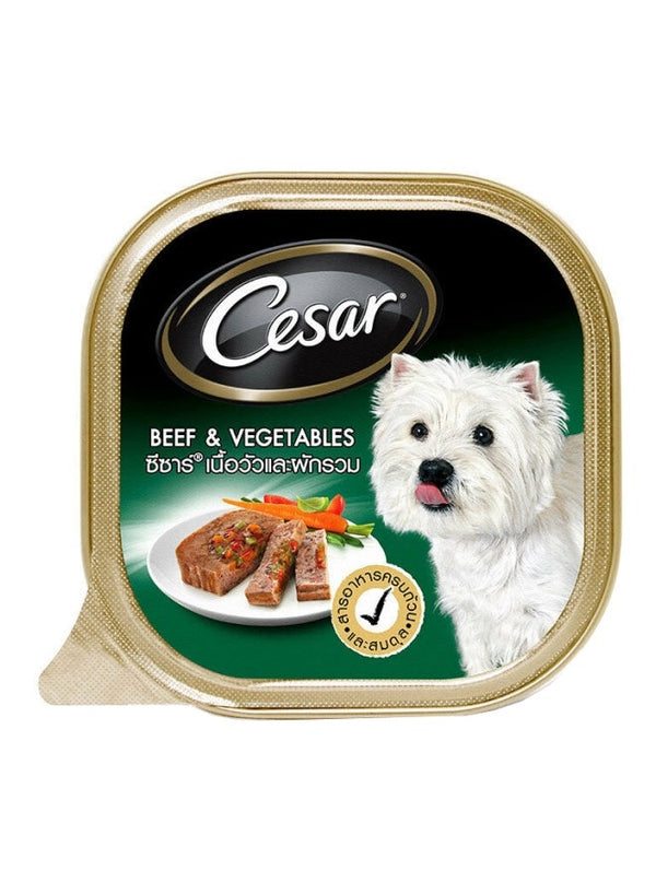 Cesar Beef And Vegetables Wet Food 100g