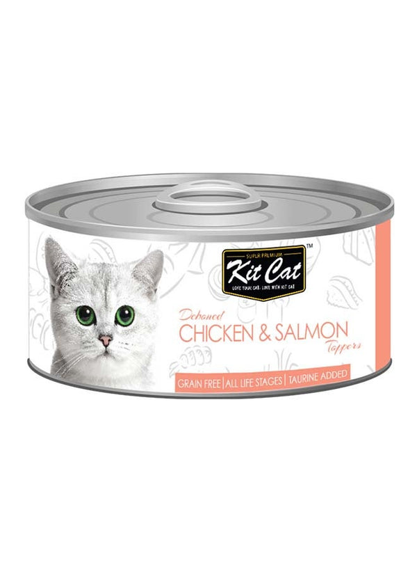 Kit Cat Chicken and Salmon Toppers 80g