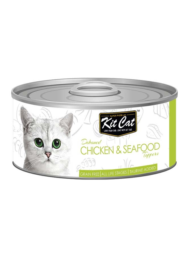 Kit Cat Chicken And Seafood Toppers 80g - Kit Cat