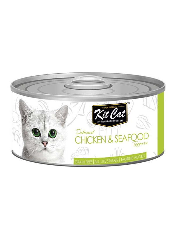 Kit Cat Chicken And Seafood Toppers 80g - Kit Cat