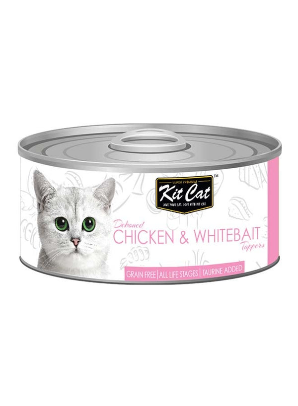 Kit Cat Chicken And Whitebait Toppers 80g