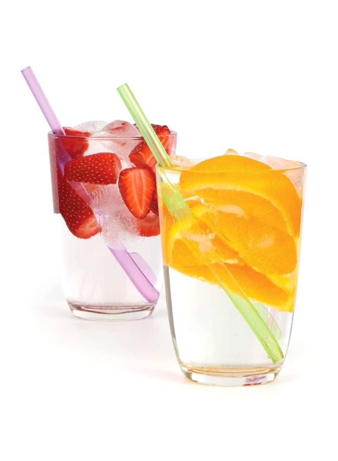 Sistema 6-Piece Reusable Drinking Straws - Multicolor