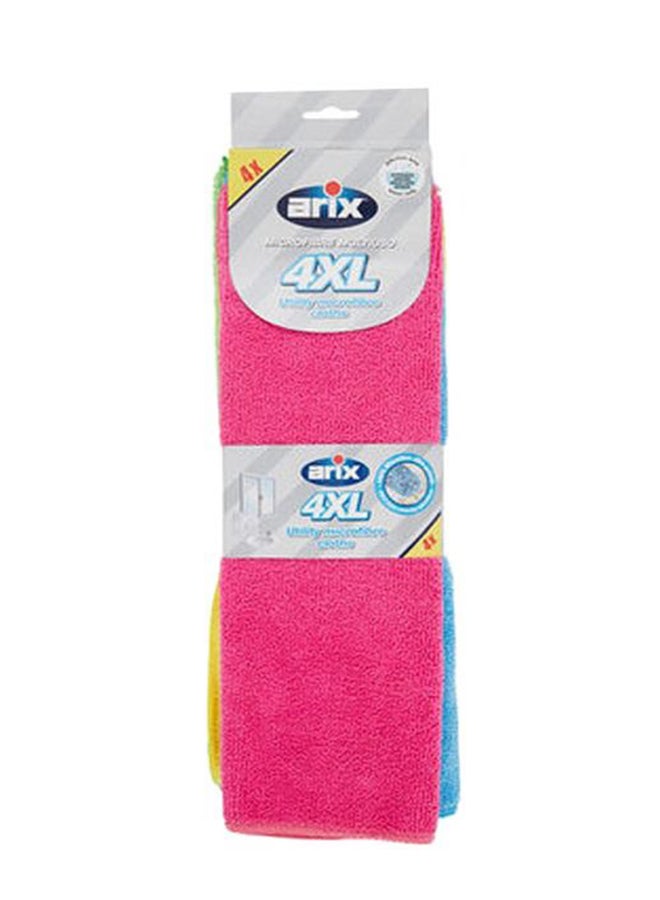 Arix Pack Of 4 Microfiber Cleaning Towels