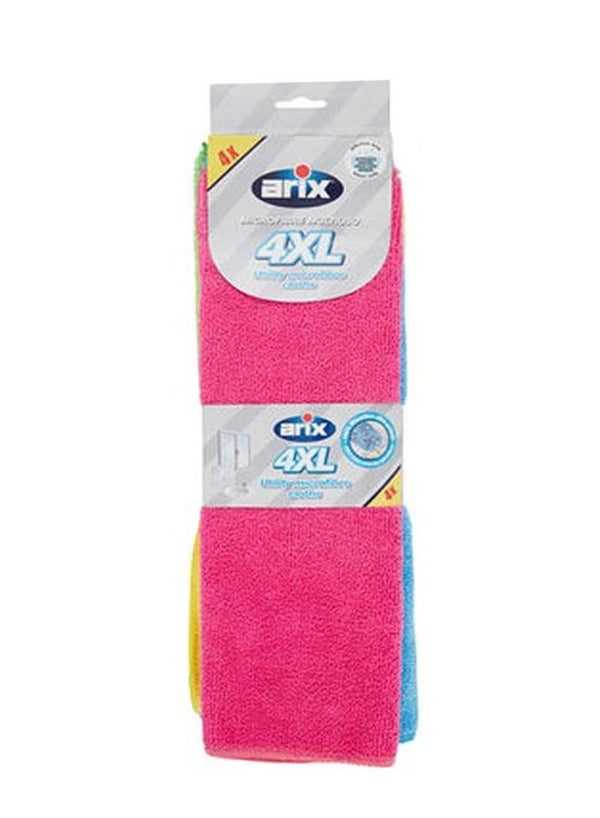 Arix Pack Of 4 Microfiber Cleaning Towels