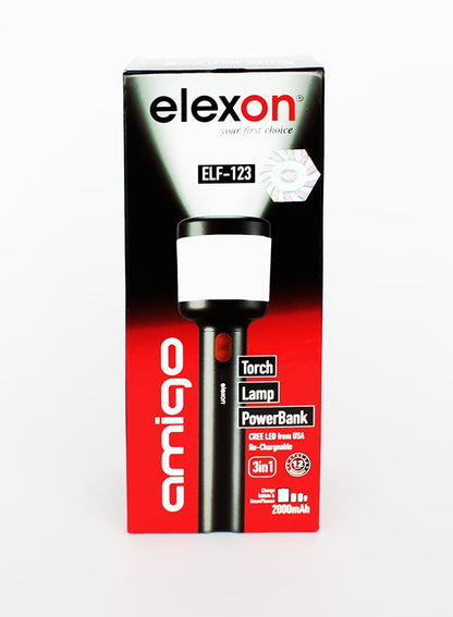 Elexon Rechargeable Amigo Torch 9.5inch
