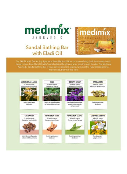 Medimix Ayurvedic Sandal Soap Pack of 3