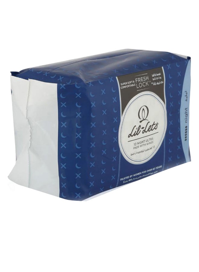 Lil-Lets Night Ultra Thin Pads with Wings