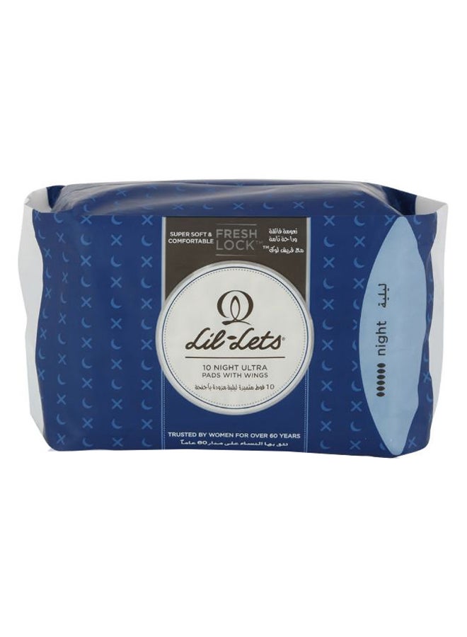 Lil-Lets Night Ultra Thin Pads with Wings