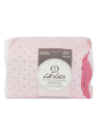 Lil-Lets Long Ultra Pads With Wings Set