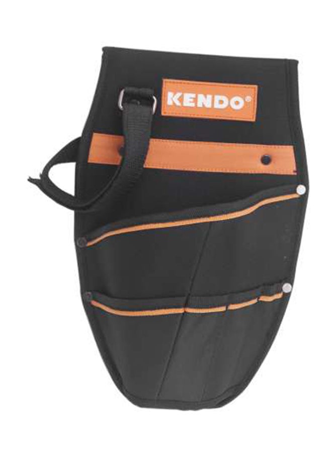 Kendo 6-Pockets Cordless Drill Holder - Orange/Black