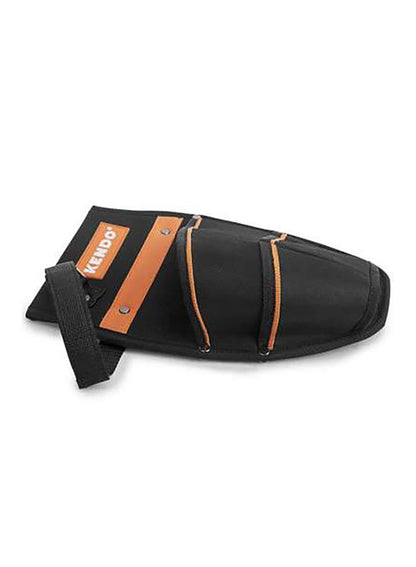 Kendo 6-Pockets Cordless Drill Holder - Orange/Black