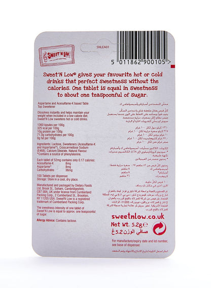 Sweet'N Low Sweetener Tablets 100 Count