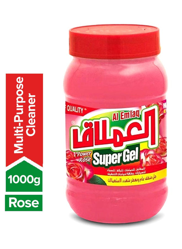 Al Emlaq Super Gel Power Rose 1kg - Premium Cleaning
