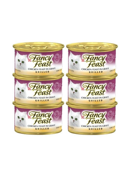 Fancy Feast Grilled Chicken Feast Wet Food - 6 Pack