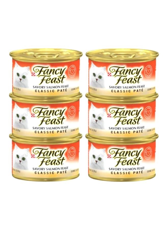 Fancy Feast Classic Savory Salmon Wet Food - PURINA