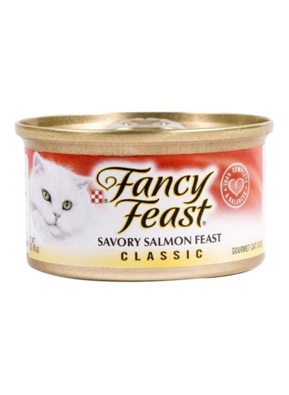 Fancy Feast Classic Savory Salmon Wet Food - PURINA