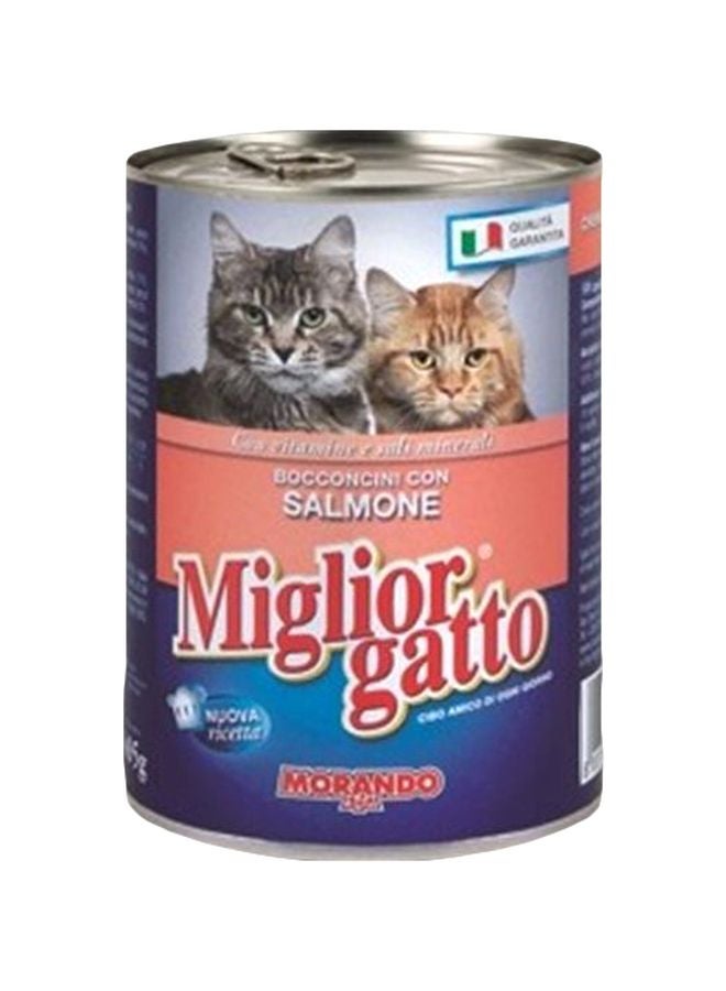 Miglior Gatto Salmon Chunk Food 405g