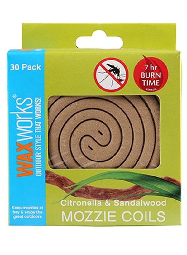 Waxworks Incense Coil Pack of 30 - Brown