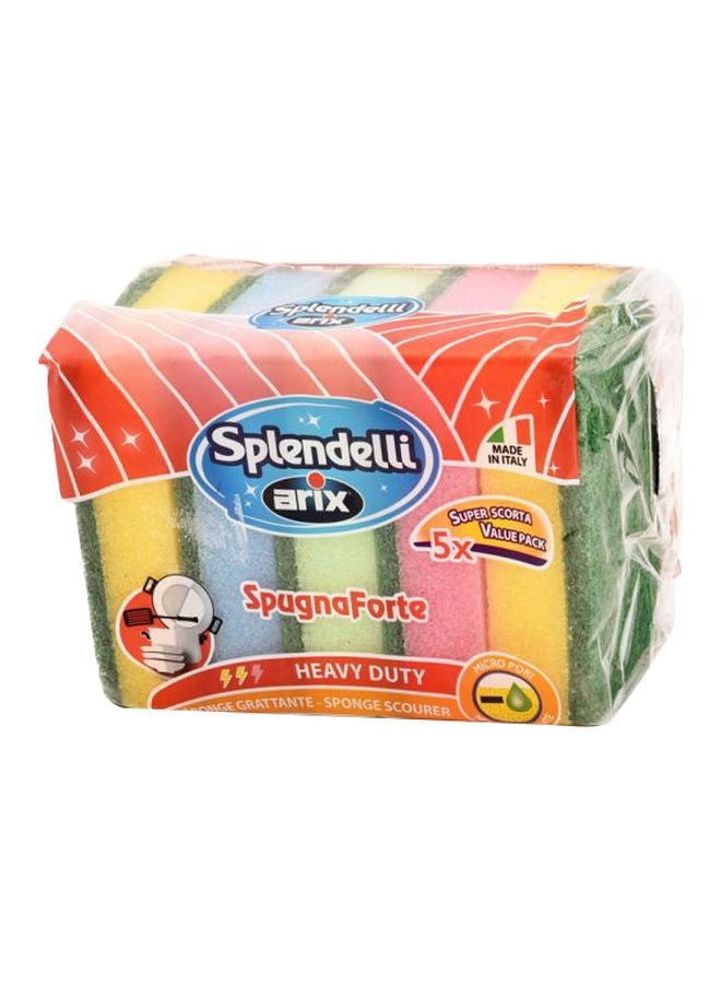 Arix 5-Piece Splendelli Sponge Set Multicolour