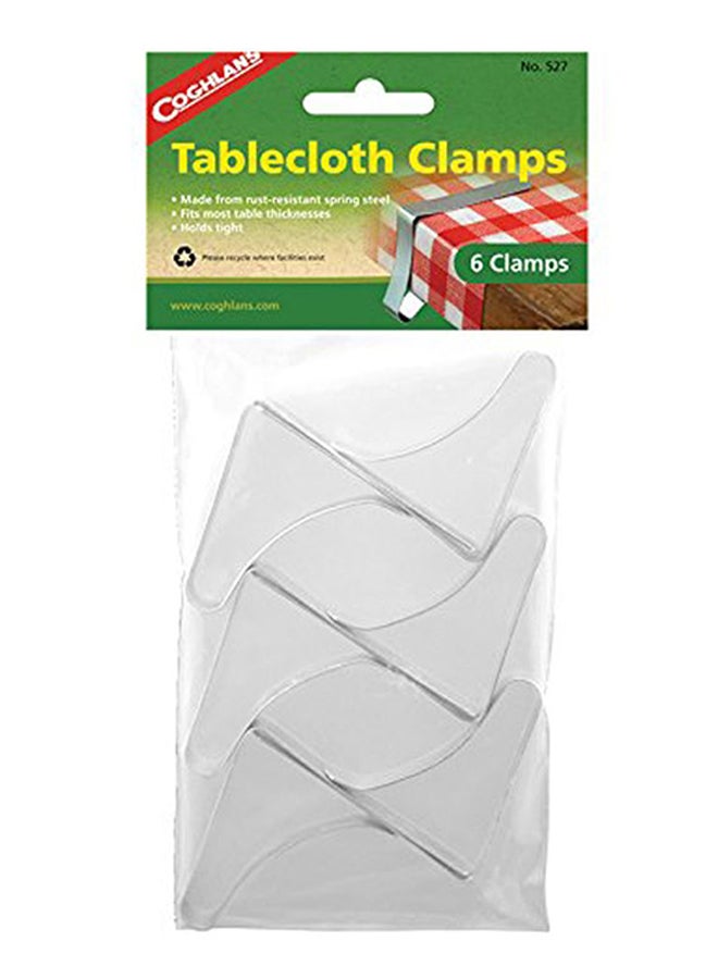 COGHLANS Pack Of 6 Tablecloth Clamps 7.1cm