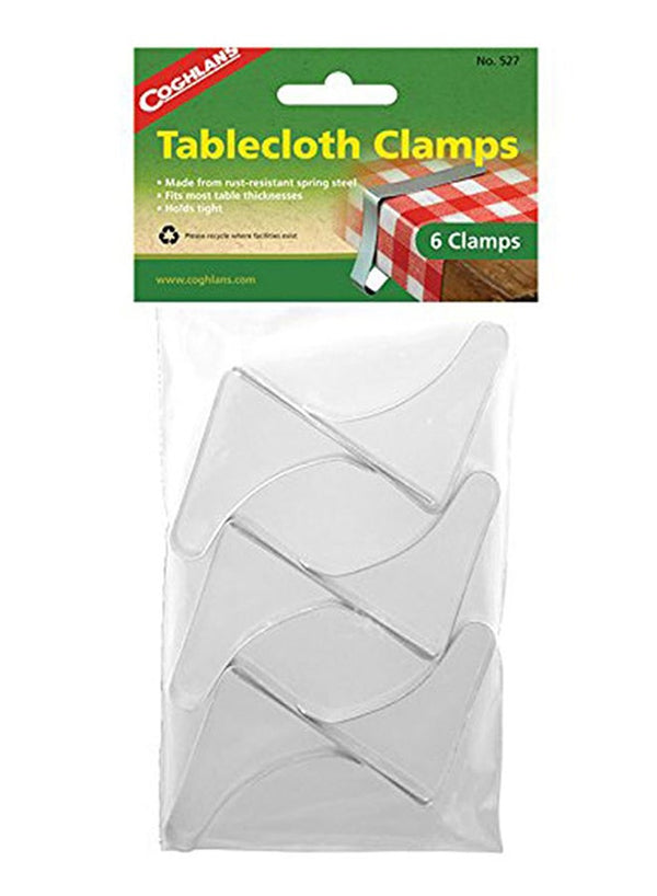 COGHLANS Pack Of 6 Tablecloth Clamps 7.1cm