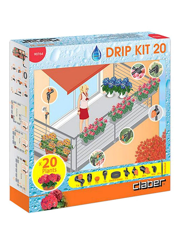 Claber 62-Piece Plant Watering Drip Kit