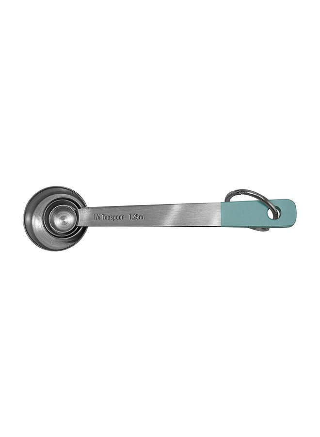 JAMIE OLIVER 4-Piece Measuring Spoons Set Silver