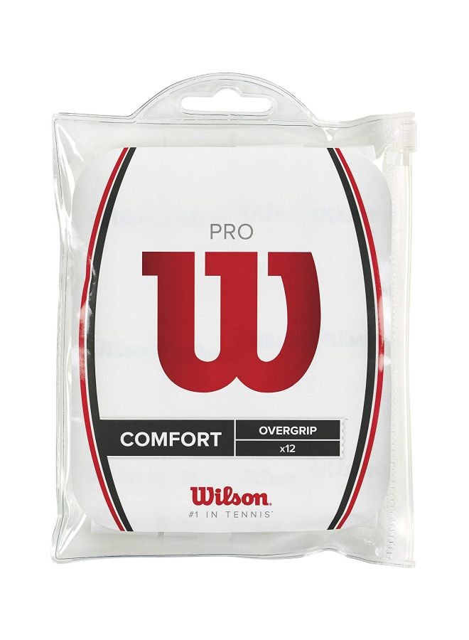 Wilson Pack Of 12 Pro Tennis Overgrip