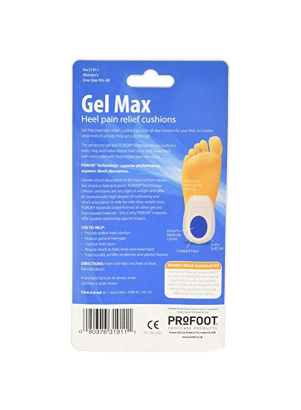 Gel Max Heel Pain Relief Cushion by Kinray-Cardinal Health