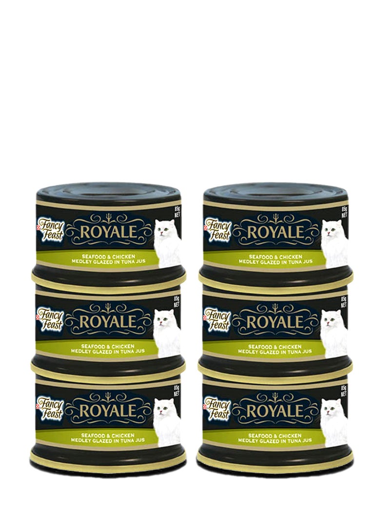 PURINA Fancy Feast Royale Seafood & Chicken Pack of 6