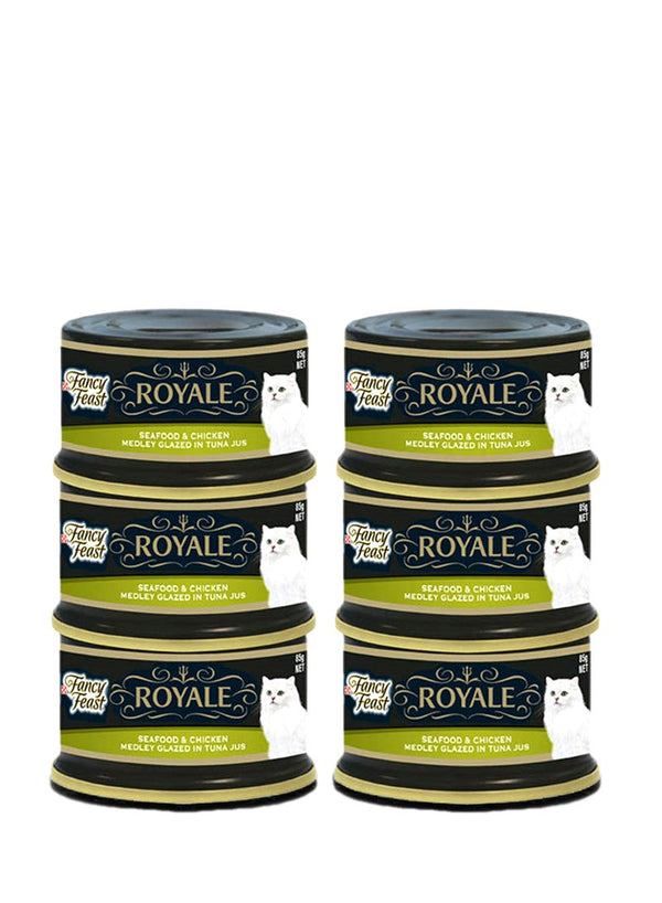 PURINA Fancy Feast Royale Seafood & Chicken Pack of 6