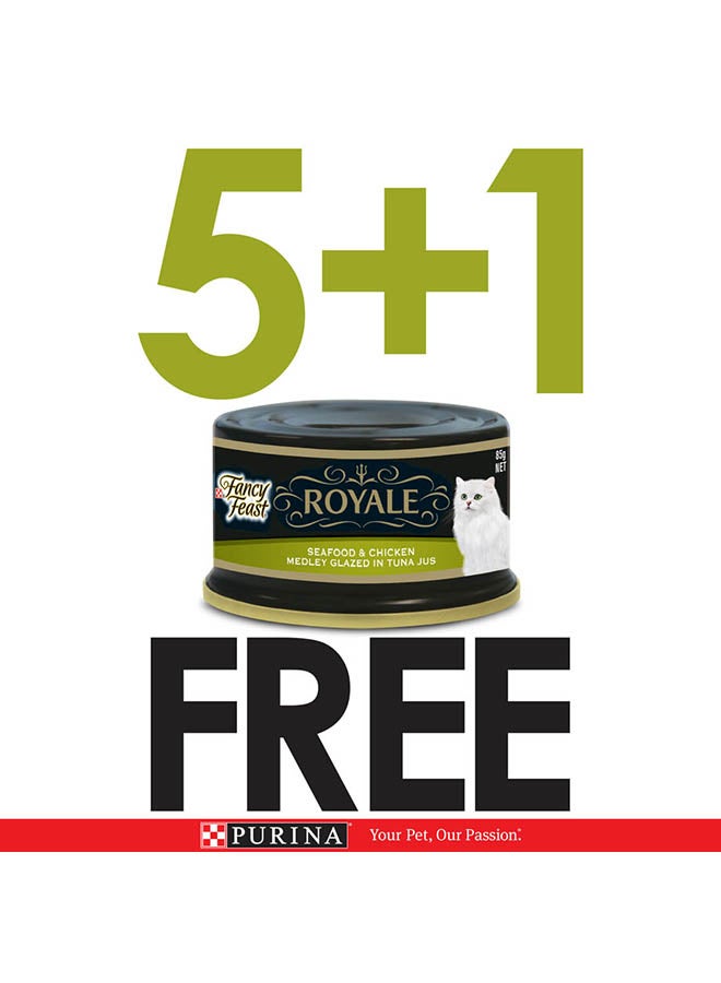 PURINA Fancy Feast Royale Seafood & Chicken Pack of 6