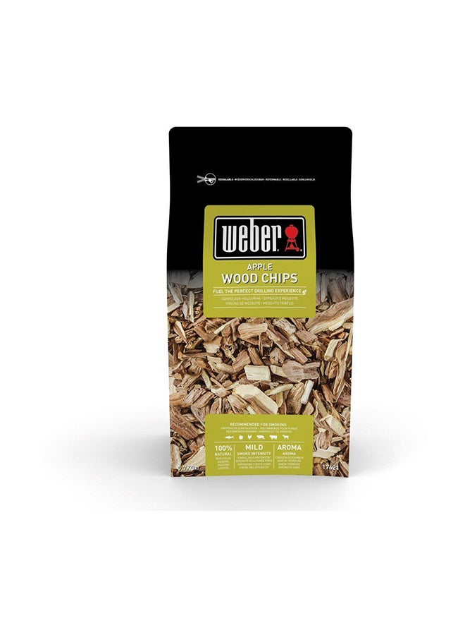 Weber Apple Wood Chips Beige - Premium Smoking Flavor
