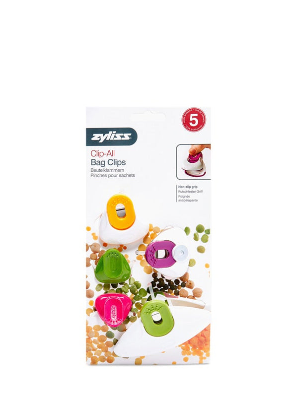 Zyliss 5-Piece Bag Clips Multicolour