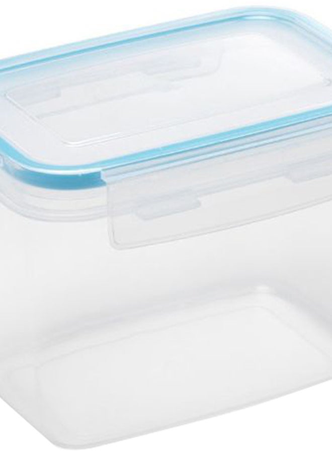 Addis Clip And Close Lunch Box - Clear/Blue