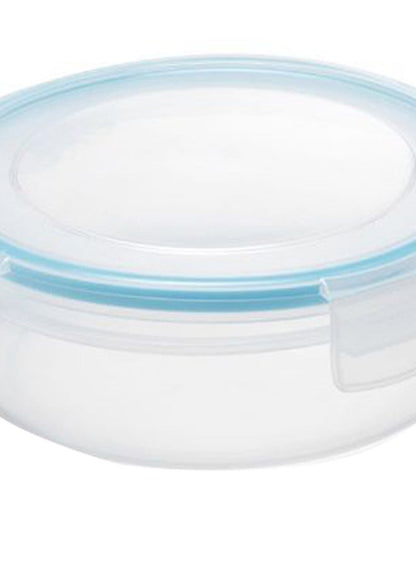 Addis Clip And Close Lunch Box Clear/Blue 570ml