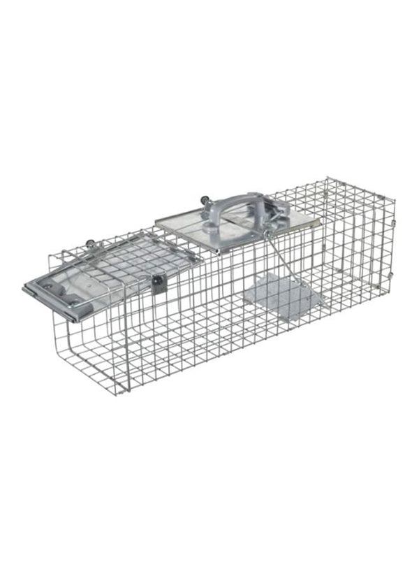 Havahart Single Door Steel Cage Trap Silver