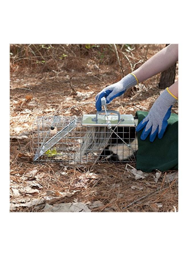 Havahart Single Door Steel Cage Trap Silver