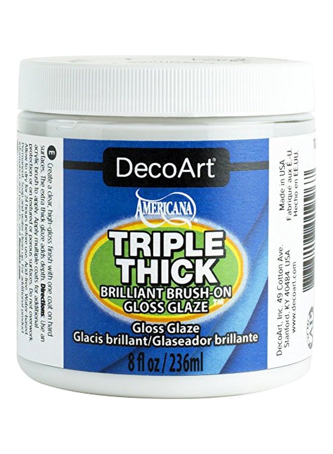 DecoArt Triple Thick Gloss Glaze Clear