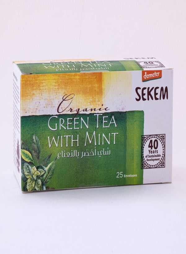 Sekem Green Tea With Mint 25 Envelopes